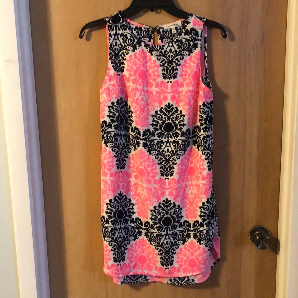 Monteau Dress Black Pink Shift Style Size Junior’s XS